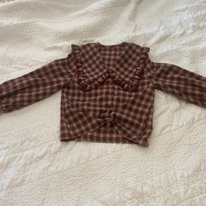 Girls plaid Blouse